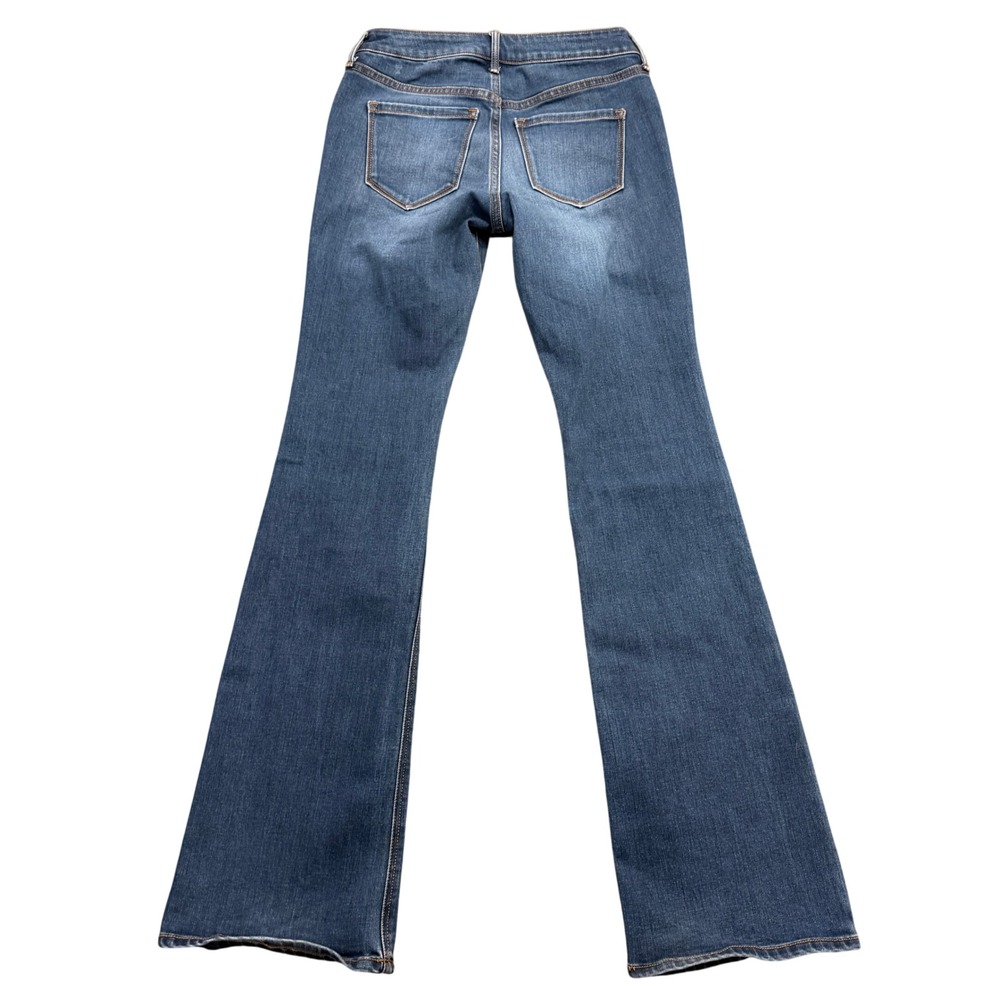 Old Navy Women's Micro-Flare Jeans Medium Wash Blue Size 0 - Picture 4 of 7